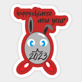 chinese new year 2023 mr teloy Sticker